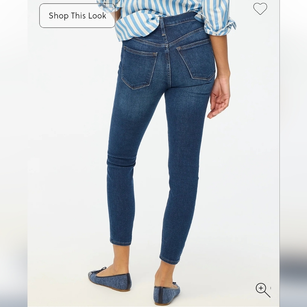 J. Crew Indigo 9" Midrise Skinny Jeans 28